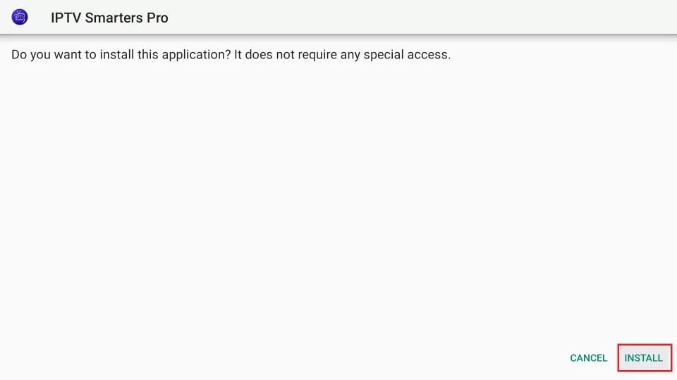 Install IPTV Smarters APK